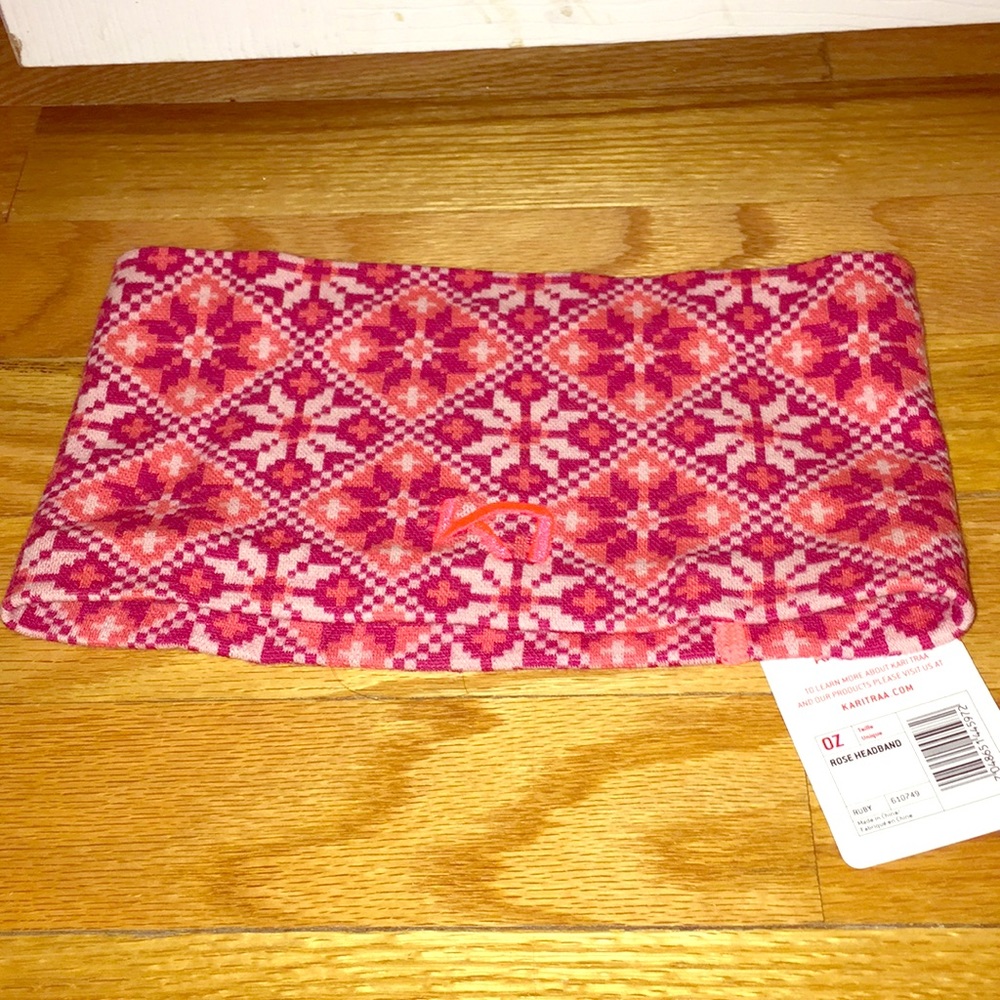 Kari Traa Rose headband. Color Ruby. NWT